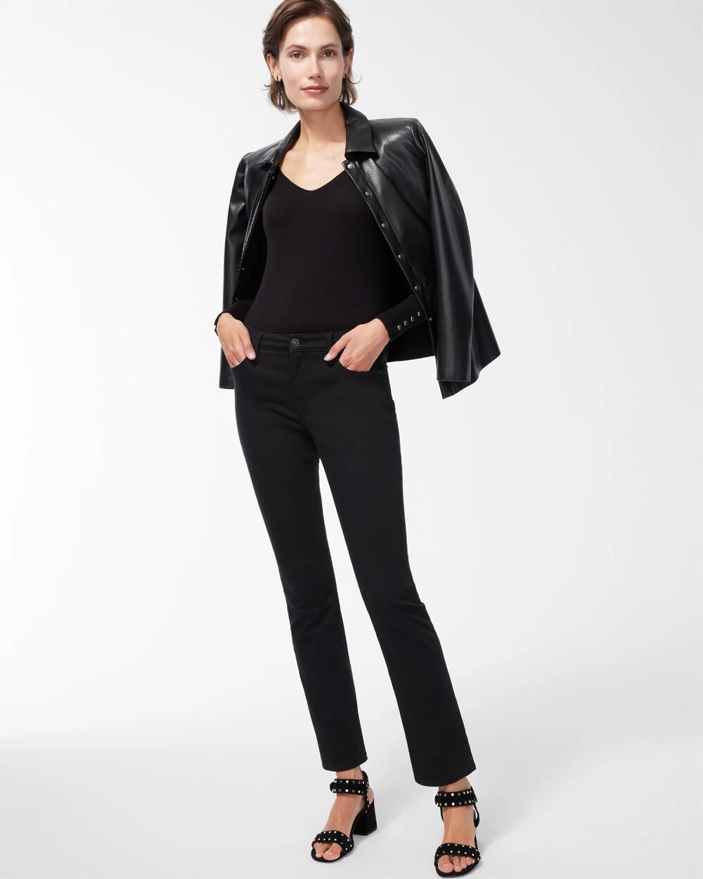 Petite Girlfriend Slim Jeans