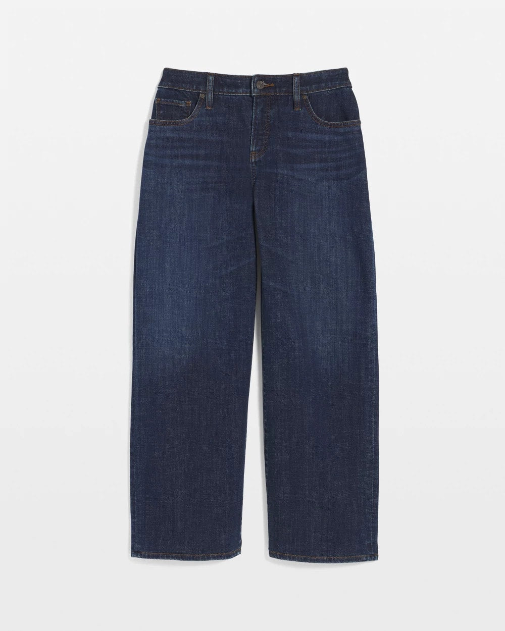 Girlfriend Cropped Wide-Leg Jean