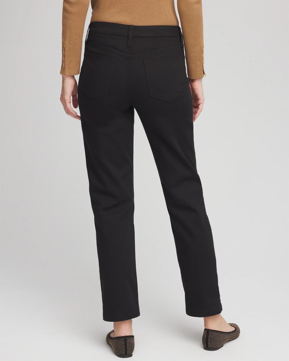Girlfriend Straight Ankle Jeans